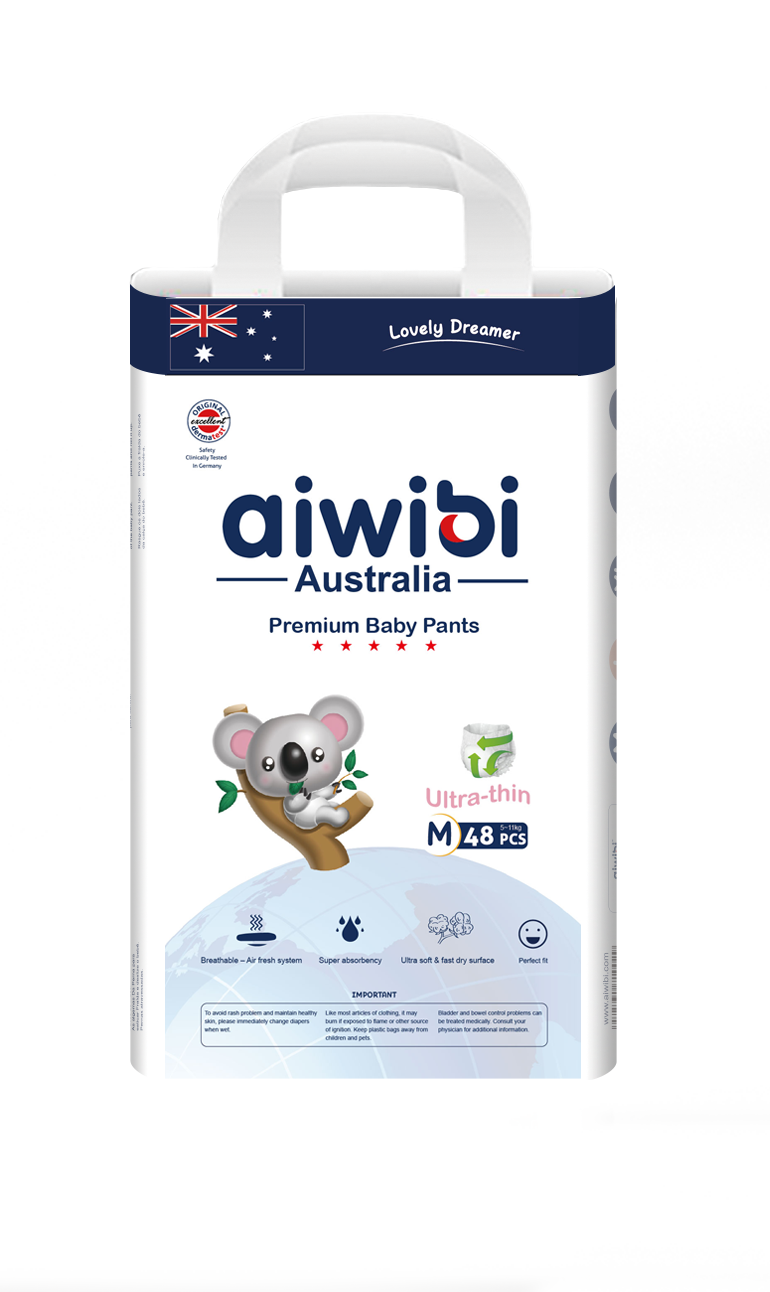 AIWIBI Մանկական Անդրավարտիք Պրեմիում AWB-13 M Չափս 5-11կգ  (48 հատանոց)