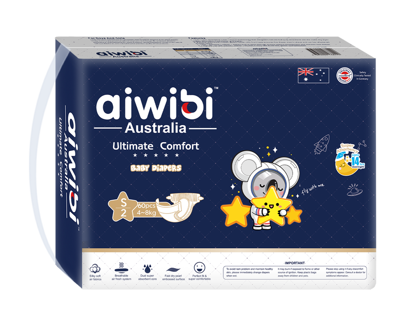 Aiwibi Մանկական Գիշերային Տակդիր S 4-8 կգ 60հատ