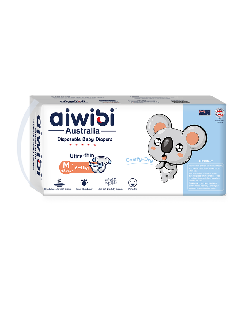 Aiwibi Comfy-Dry Մանկական Տակդիրներ M 6-11կգ 48 հատ