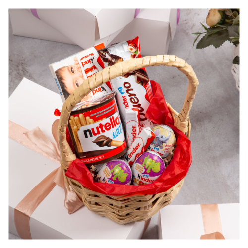 Զամբյուղ կինդեր սալիկներով