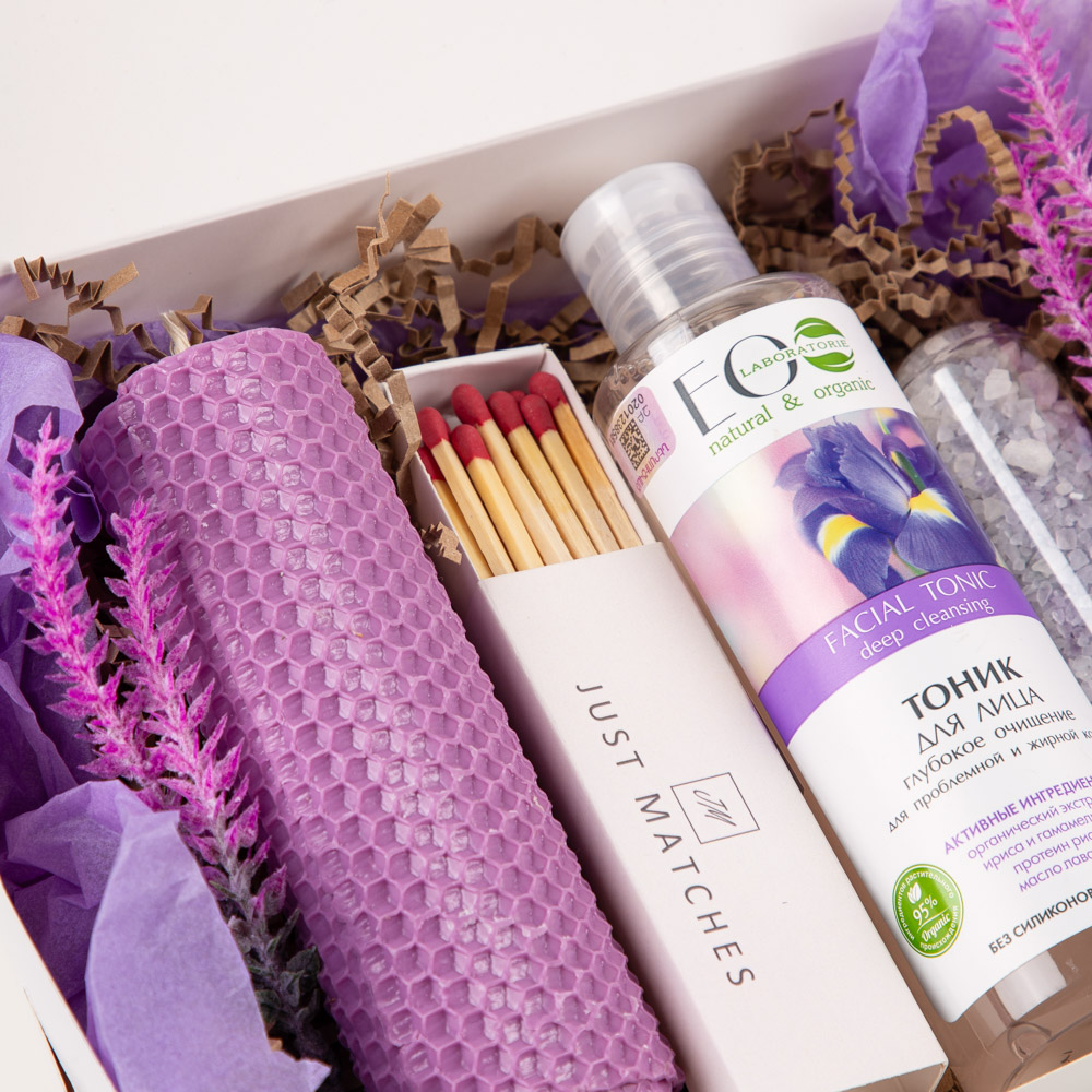 Նվեր տուփ մանուշակագույն1