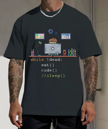 T-shirt for men Coding №1076