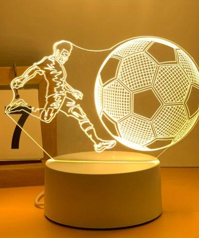 LED lamp Footballer №1032