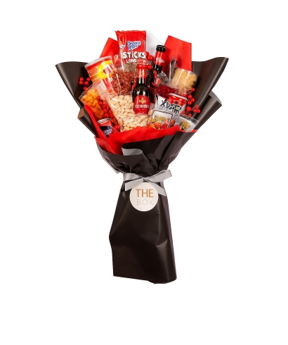 Bouquet `Noale` with beers and nuts