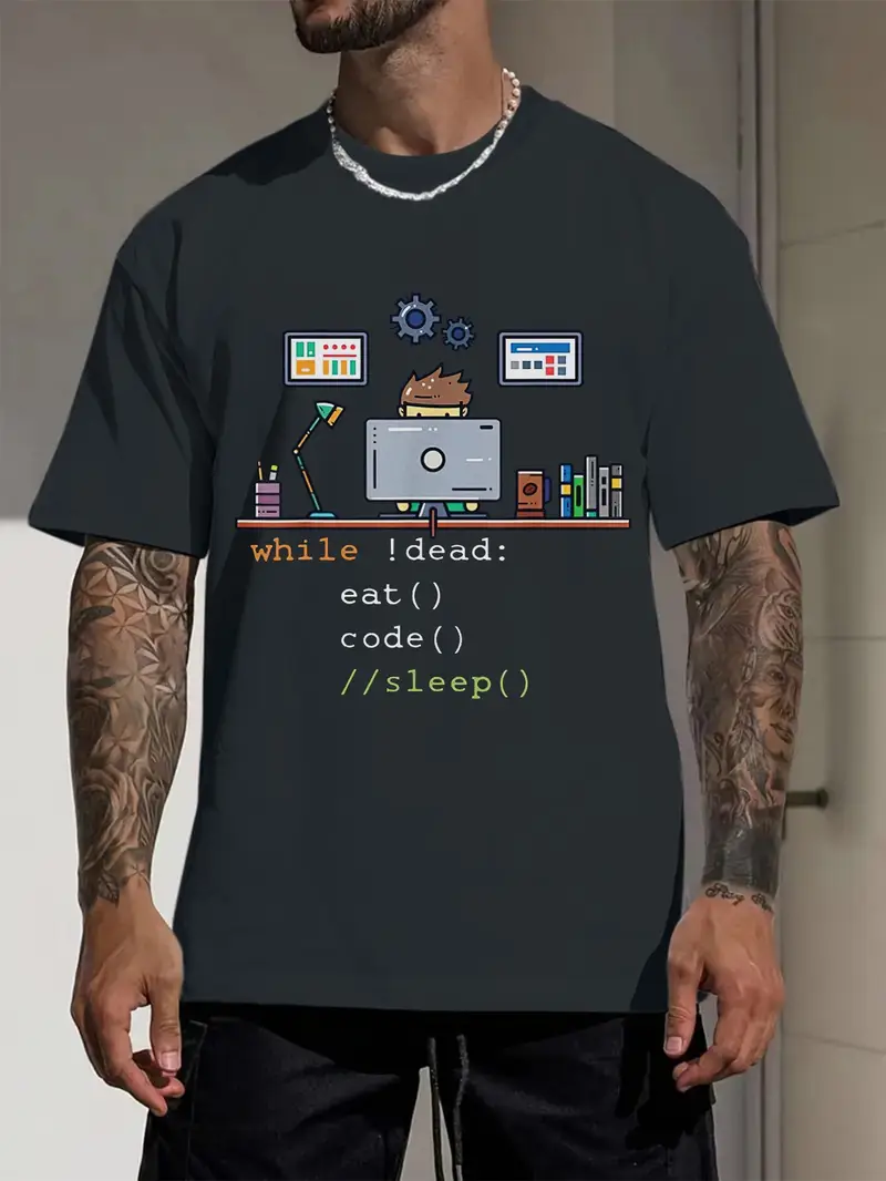 T-shirt for men Coding №10760