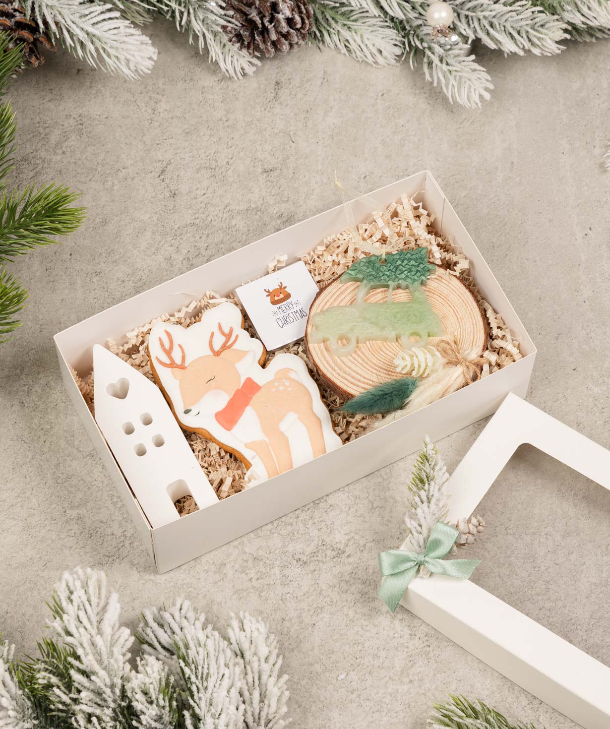 Подарочная коробка «THE BOX» №557 Новогодняя2