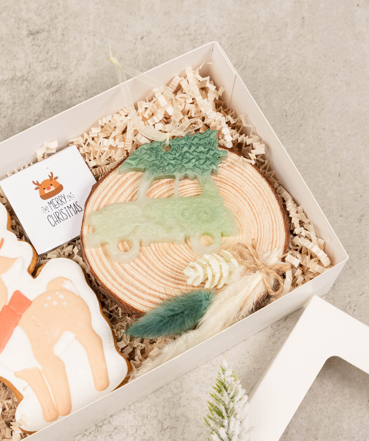 Подарочная коробка «THE BOX» №557 Новогодняя1