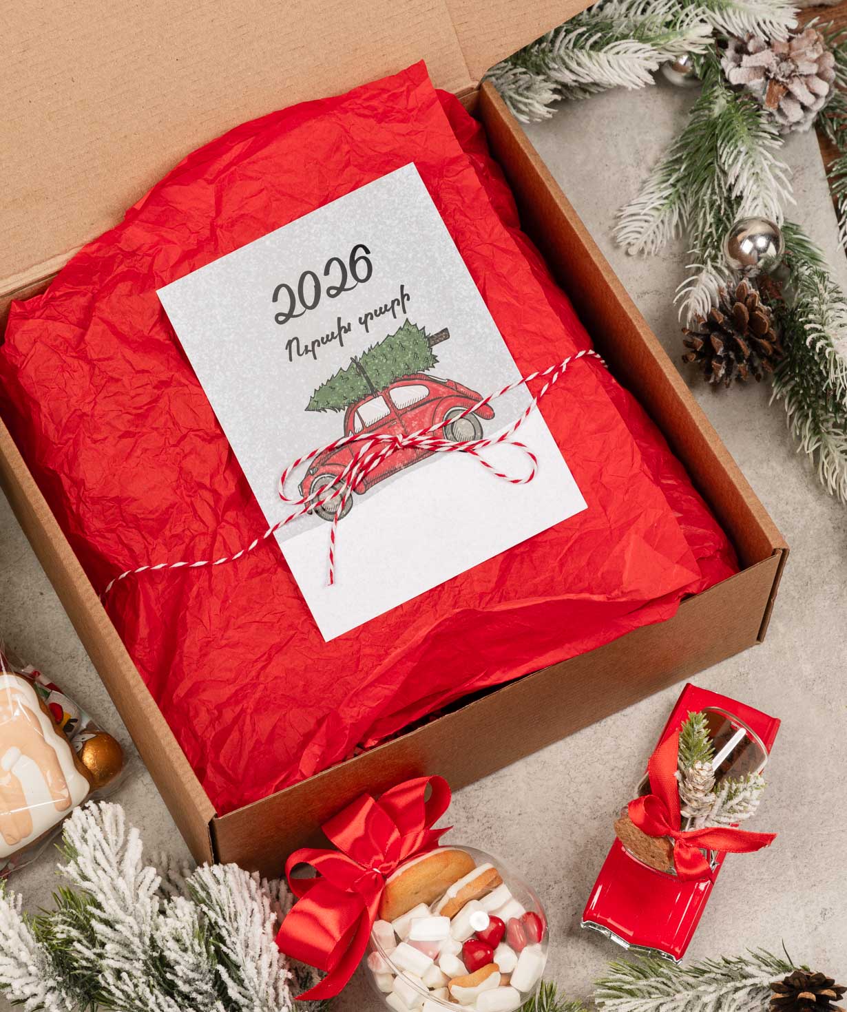 Подарочная коробка «THE BOX» №545 Новогодняя4