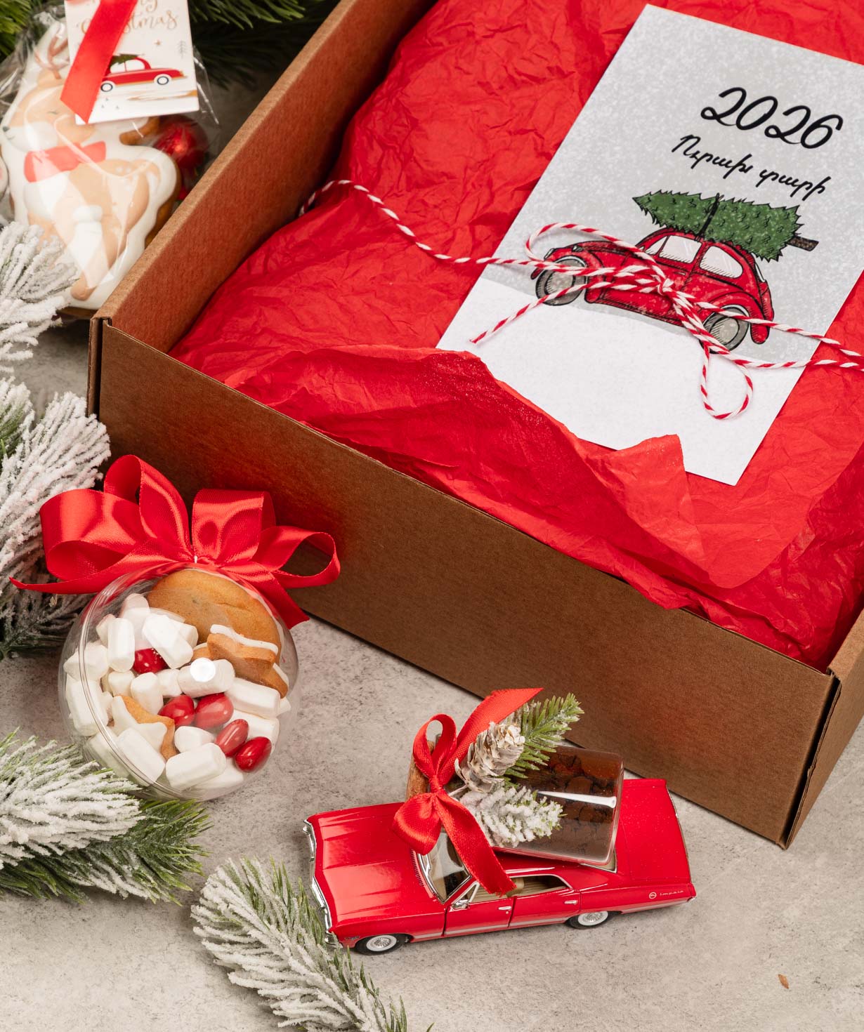 Подарочная коробка «THE BOX» №545 Новогодняя2