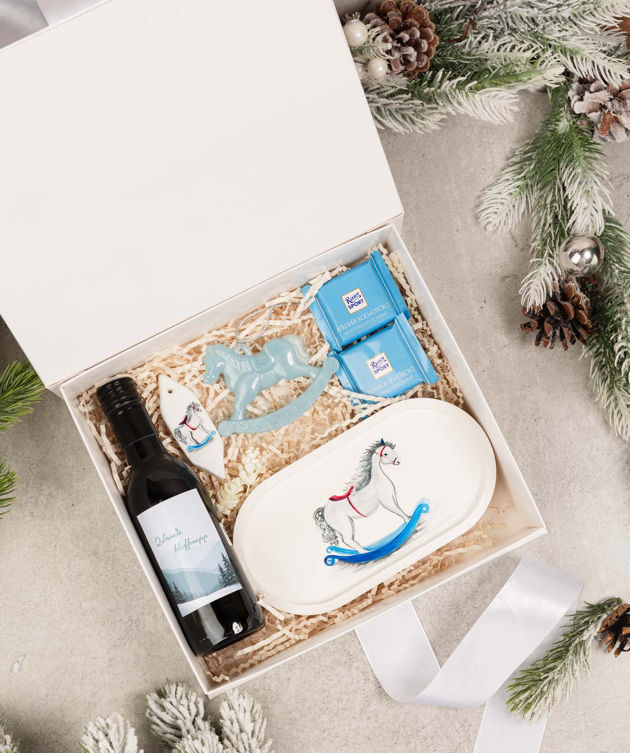 Подарочная коробка «THE BOX» №549 Новогодняя1