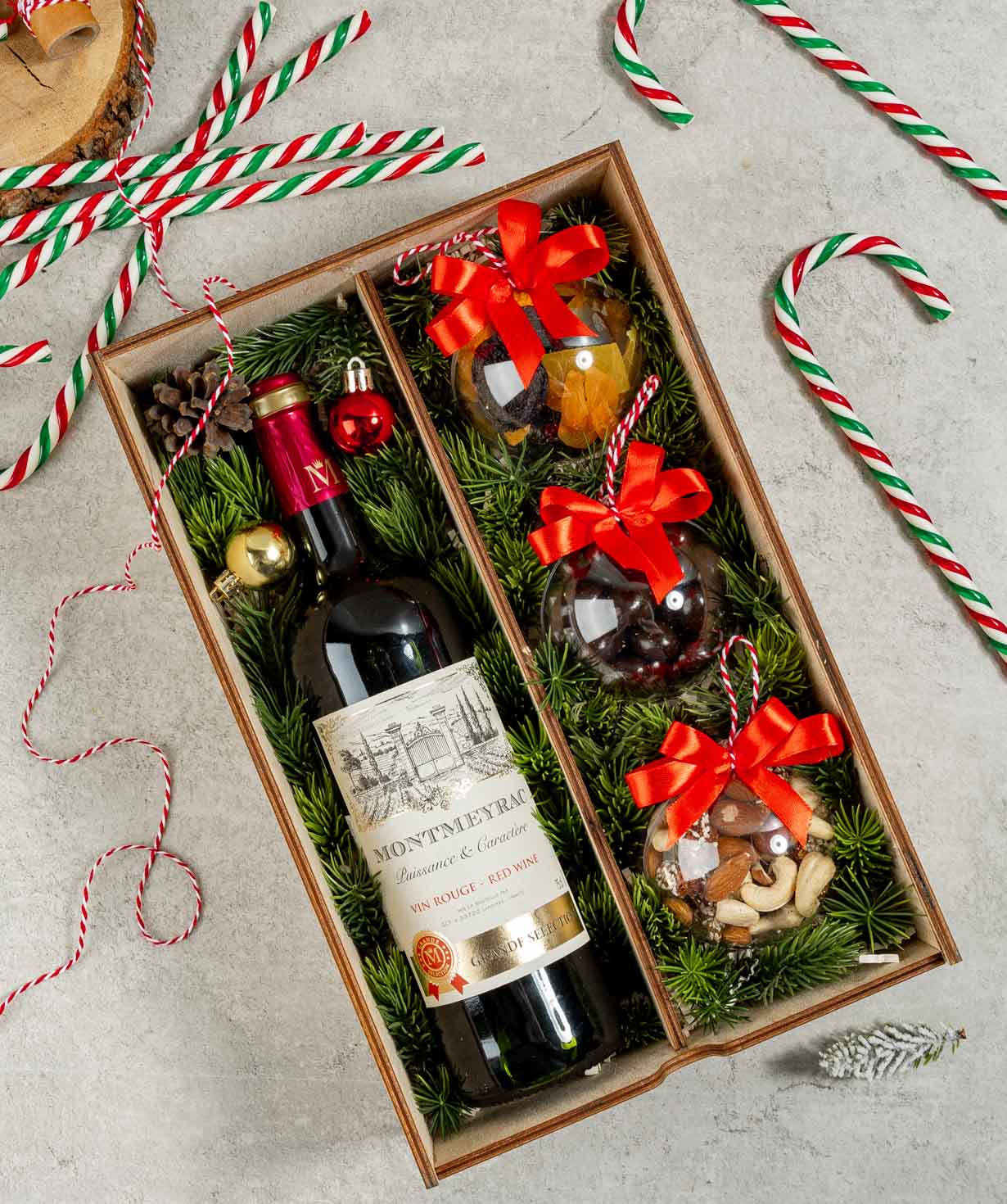 Подарочная коробка «THE BOX» №536 Новогодняя0